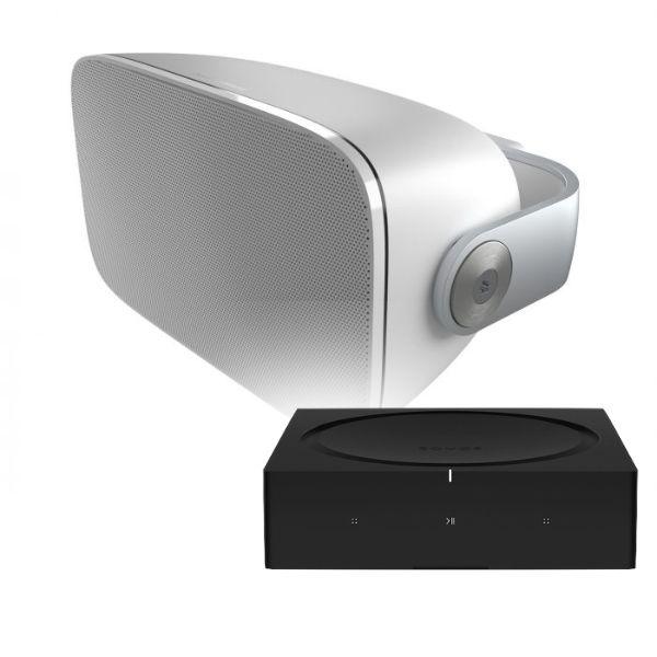 børste Modtager Sekretær Sonos Amp & 2 x B&W AM-1 Architectural Monitors – Outdoor Speakers UK